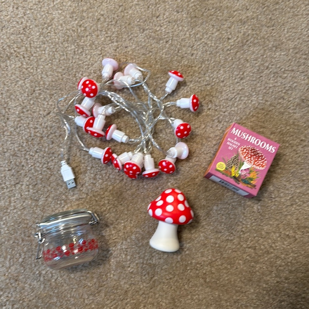 MUSHROOM Lover LOT 4 Piece SET